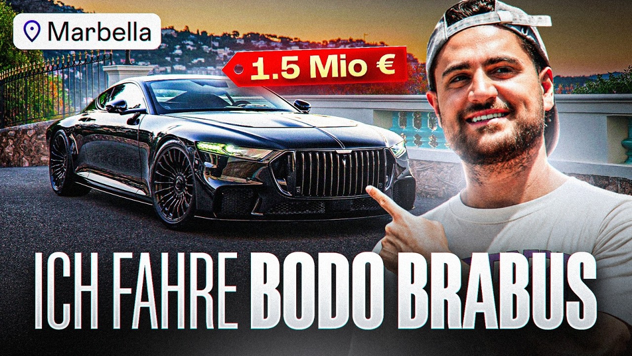 ICH FAHRE ZUM ERSTEN MAL DEN NEUEN 1,5 MILLIONEN BRABUS BODO😱