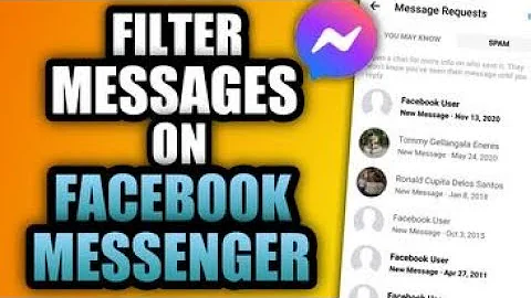 Wo sind die Filter bei Messenger?