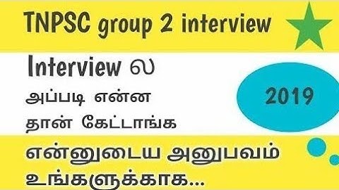 My Group 2 interview experience in last group 2 exam
