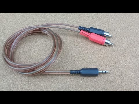 Make AUX to RCA Cable