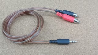 Make AUX to RCA Cable DIY