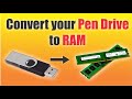 How to use Pen Drive as RAM | Convert Pen Drive to RAM | Increase RAM using USB Drive | Ninja PC