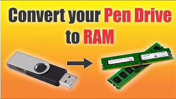 How to use Pen Drive as RAM | Convert Pen Drive to RAM | Increase RAM using USB Drive | Ninja PC