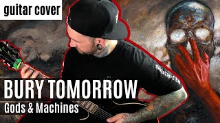 💀 Bury Tomorrow - Gods &amp; Machines GUITAR COVER (2020) Left handed