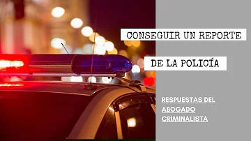 ¿Cómo afecta un reporte de policía?