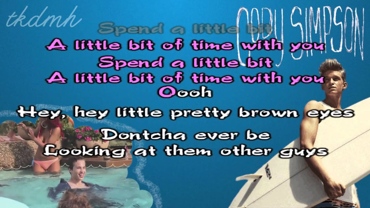 Cody Simpson Pretty Brown Eyes Karaoke/Instrumental YouTube