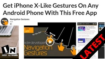 GET iPHONE X LIKE GESTURES ON ANY ANDROID PHONE WITH THIS FREE APP || NAVIGATION GESTURES ||