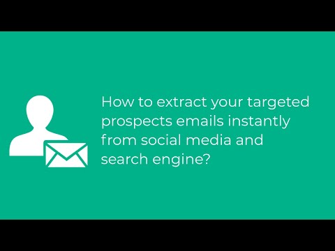 How to extract unlimited emails from social networking sites? RS Lead Prospector Relaunched 2020