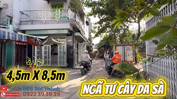 Ngã Tư Cây Da Sà căn góc 4,5m X 8,5m hẻm xe hơi sổ hồng riêng hoàn công 3tỷx #0822393939 #0922393939
