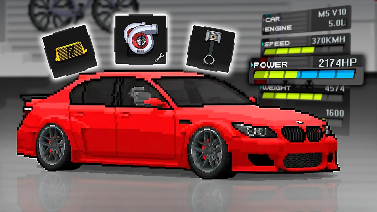 Fiz uma BMW M5 V10 com mais de 2000HP | Pixel Car
