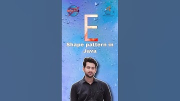 E shape pattern in Java #shorts #java #pattern