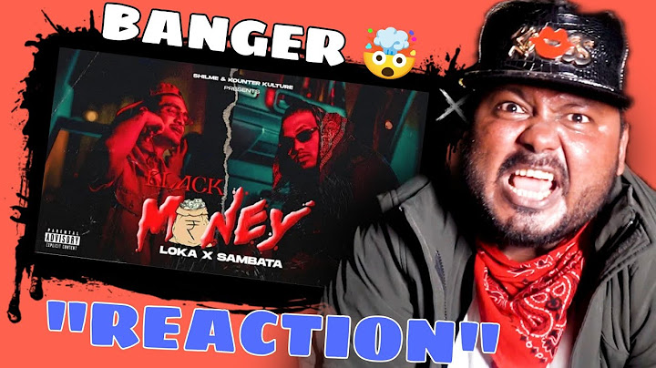 "REACTION" BLACK MONEY - LOKA X SAMBATA  (OFFICIAL MUSIC VIDEO ) REACTION KINGO