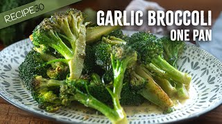 Don't boil your broccoli  Butter Garlic Broccoli