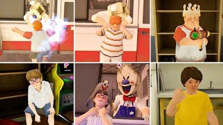 Evolution Of J And His All Friends In Ice Scream Series Ice Scream 1 - Ice Scream 7