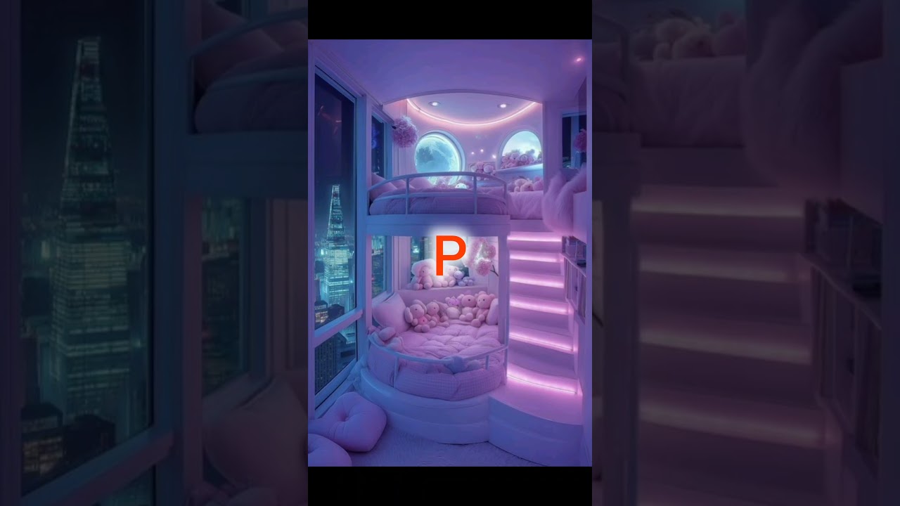 Your dream bedroom 😍🤗 according to your first alphabet 
