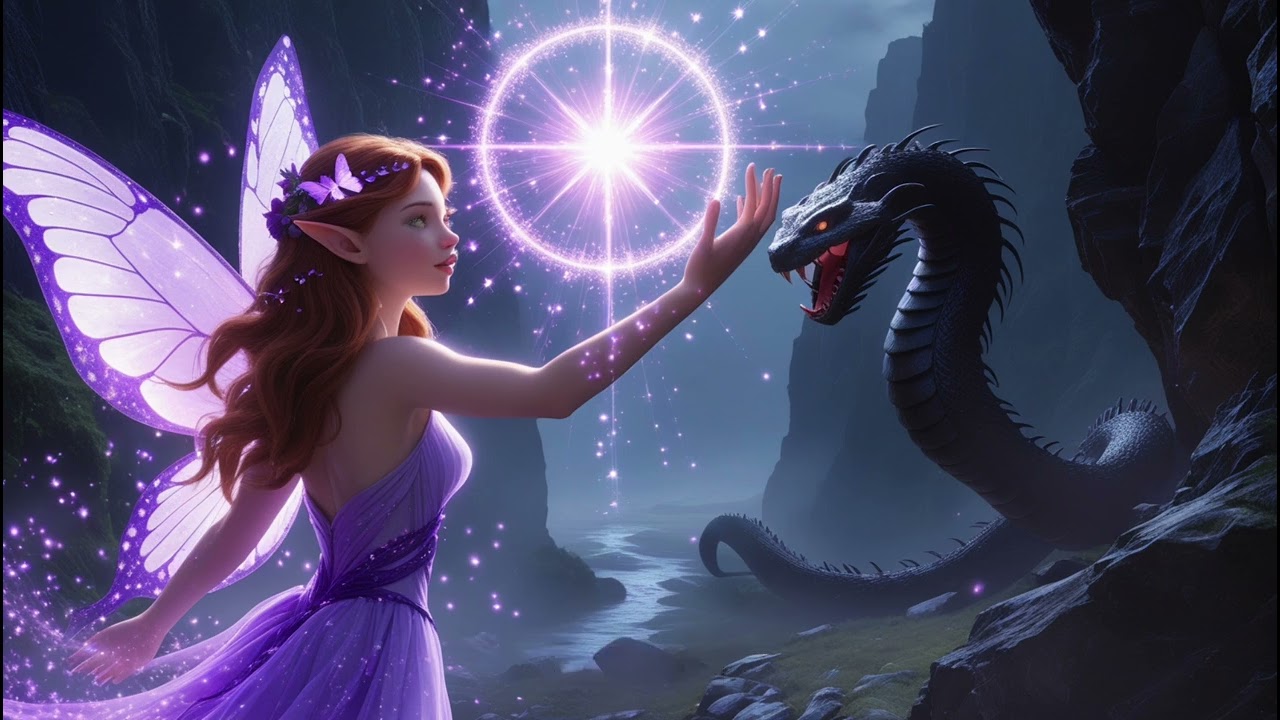 🌟 "Brave Fairy vs Black Serpent | Fantasy Short Animation" 🌟