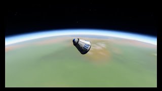 SimpleRockets 2 FULL GAMEPLAY I released a rocket around the Earth's orbit and made it go back