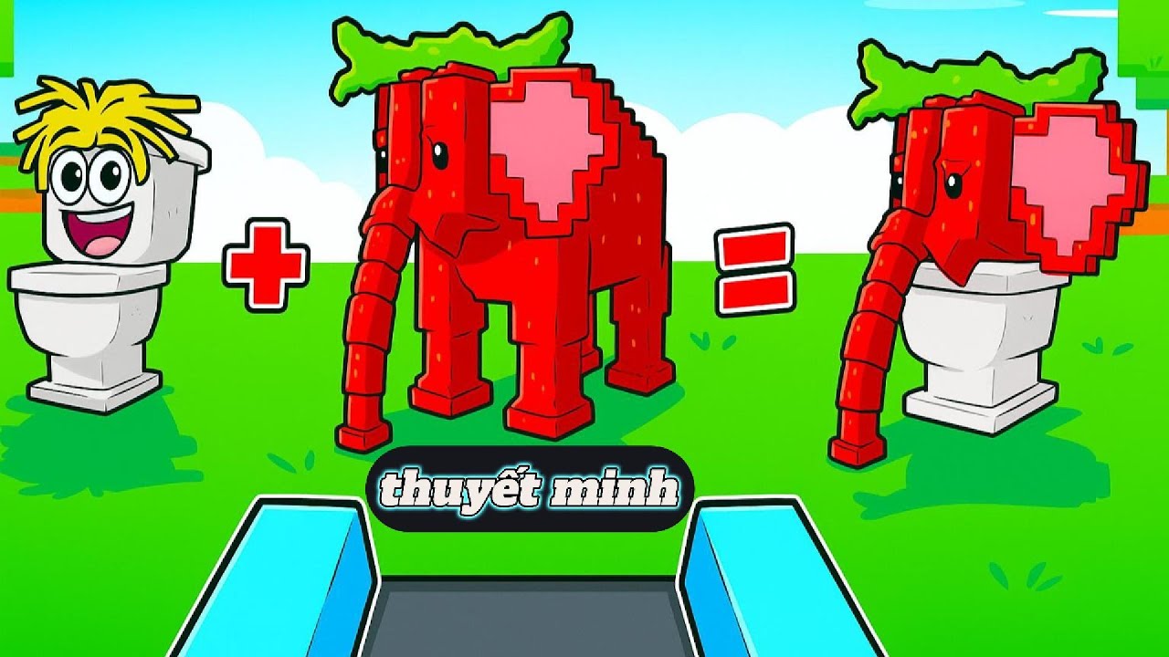 Tôi Thử Thách Tham Gia Máy Chủ Trộn  Brainrot Trong Minecraft