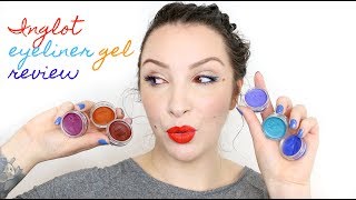 My Inglot AMC Eyeliner Gel collection & rave review