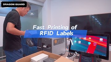 Fast printing of RFID labels
