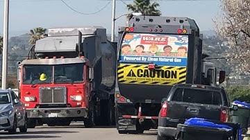 3-14-2022- Ware disposal trucks #166 on #82 on recycle