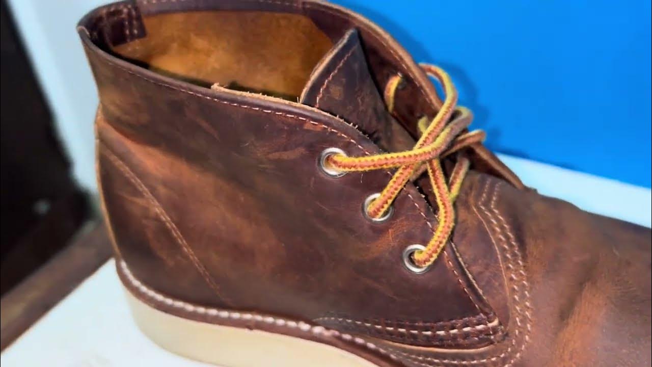 RED WINGS CHUKKA BOOTS 3137 - YouTube