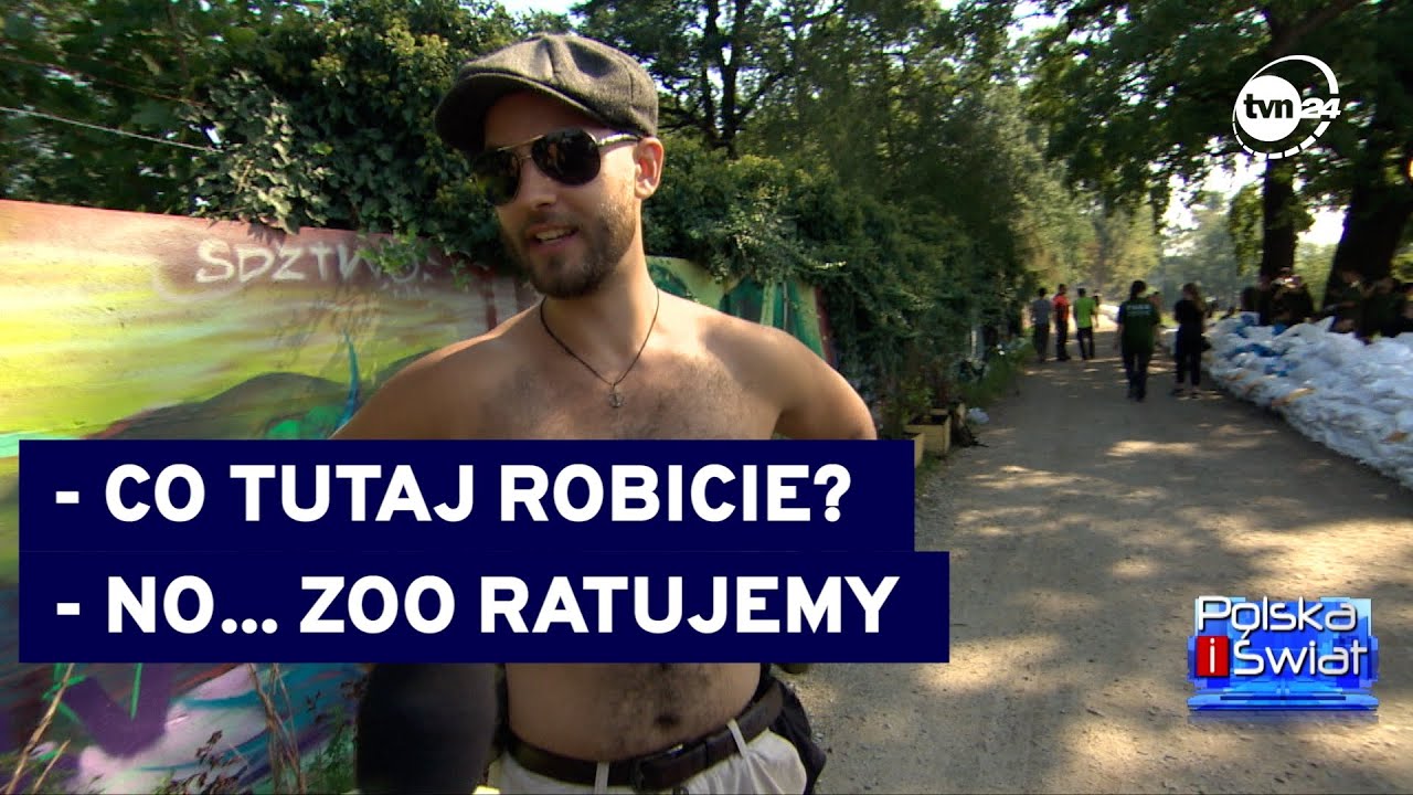 Mieszkańcy ratują wrocławskie zoo. Tak wyglądały przygotowania przed falą powodziową