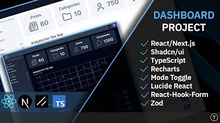 Admin Dashboard From Scratch - Next.js, TypeScript, Shadcn/ui