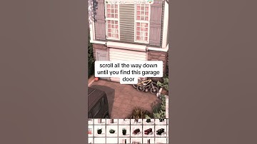 Where to find this perfect Base Game Garage door #thesims4 #thesims4tutorial #sims4 #eapartner