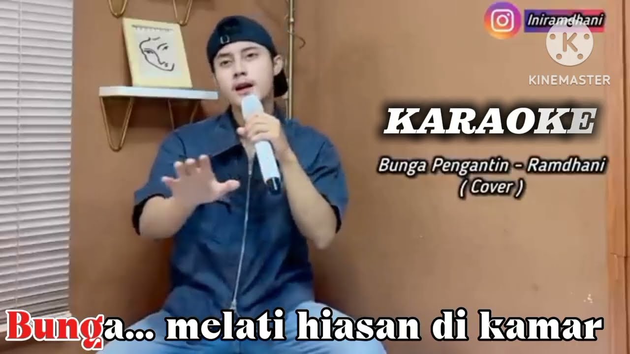 Bunga pengantin karaoke Ramdhani (cover) versi selow