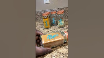 Diy spice jar labels for an organized kitchen #spicelabels