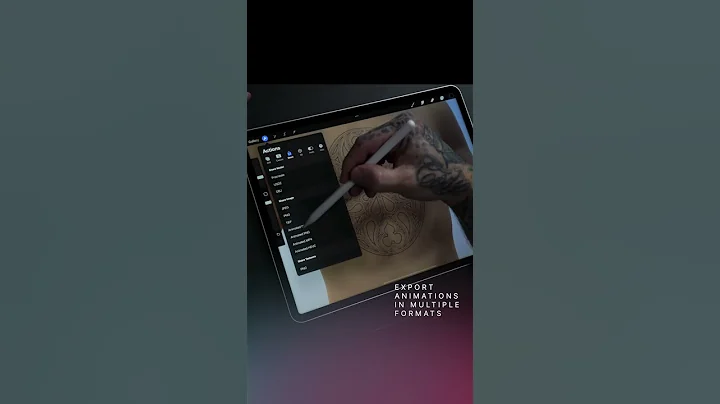 Export a 3D Model Animation in Procreate - Tattoo ...