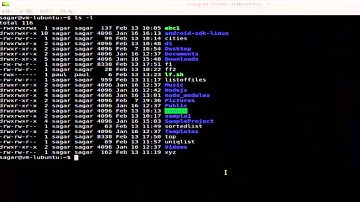 How to view hidden files in Redhat