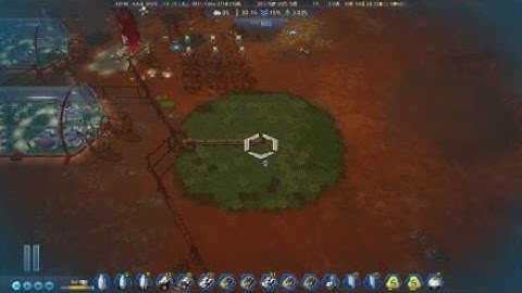 Surviving Mars Self-sufficient Open Farm at 30 Temperature and 15 Water