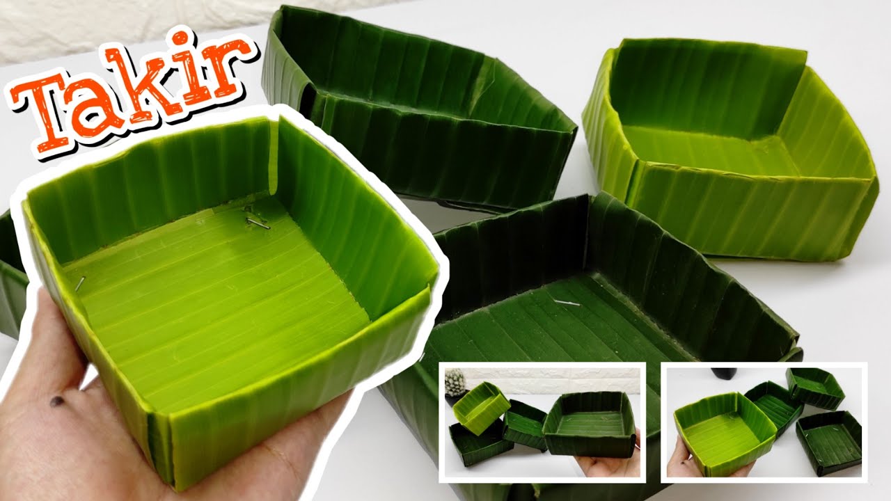 Tutorial Mudah Membuat Takir Dari Daun Pisang - Banana Leaf