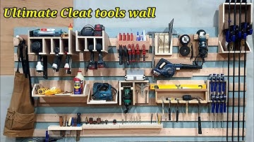 Ultimate Cleat Tools Wall.  레일시스템 벽 공구 정리대