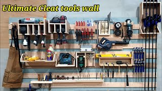 Ultimate Cleat Tools Wall.  레일시스템 벽 공구 정리대