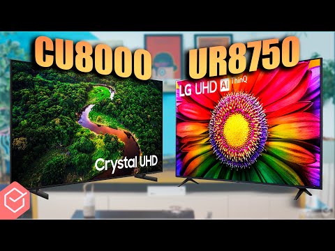 Qual MELHOR TV 4K BARATA da NOVA GERAÇÃO 2023? // Samsung CU8000 vs LG UR8750