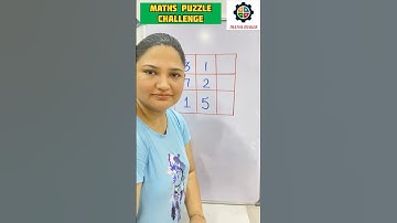 PUZZLE CHALLENGE🧠📚#maths #shortsfeed #mathshortcuts #shorts