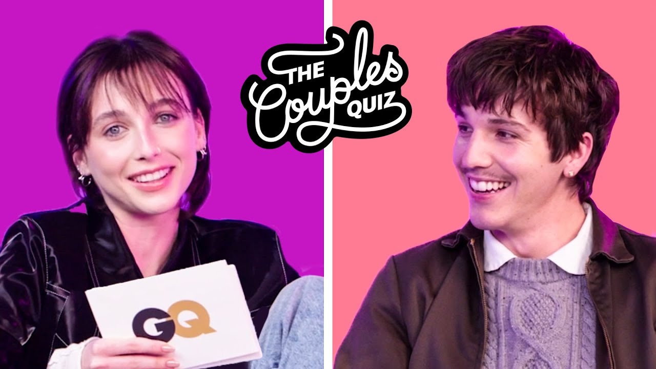 ⁣Emma Chamberlain & ROLE MODEL Take a Couples Quiz | GQ