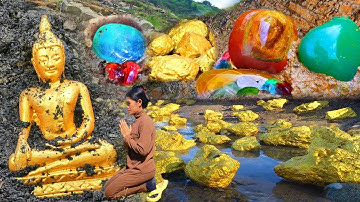 Become rich! Get the golden Buddha image on our land .. The most expensive metal in the world