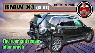 видео: BMW X3 (G01). The rear end repair. Ремонт задней части. картинка: BMW X3 (G01). The rear end repair. Ремонт задней части.