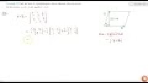 Find the area of a parallelogram whose adjacent sides are given by the vectors ` - gt a=3 hat i+...