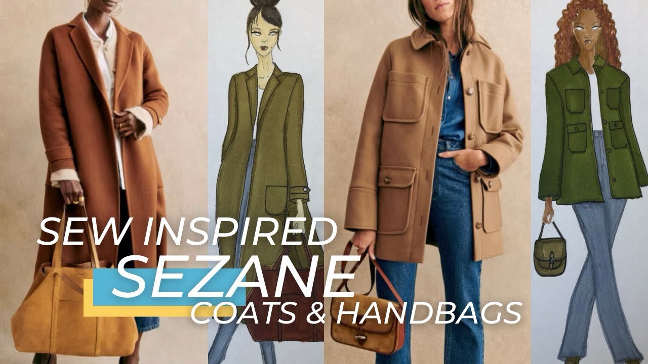 5 Sezane-Inspired Coat and Handbag Sewing Patterns | Sew Inspired - YouTube