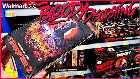 Terrifier 2 VHS & New Horror Movie Toys Creep Into Walmart Ghost Face, Chucky, Saw, M3GAN, Pennywise