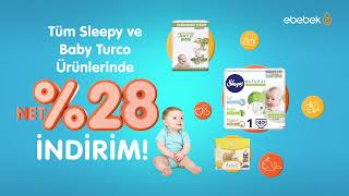 10 Şubat | Tüm Sleepy ve Baby Turco Bebek Bezlerinde NET %28 İndirim! Resimi