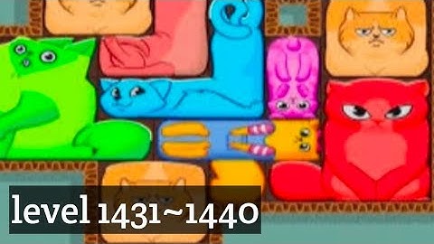 Puzzle Cats - level 1431~1440 Solve 