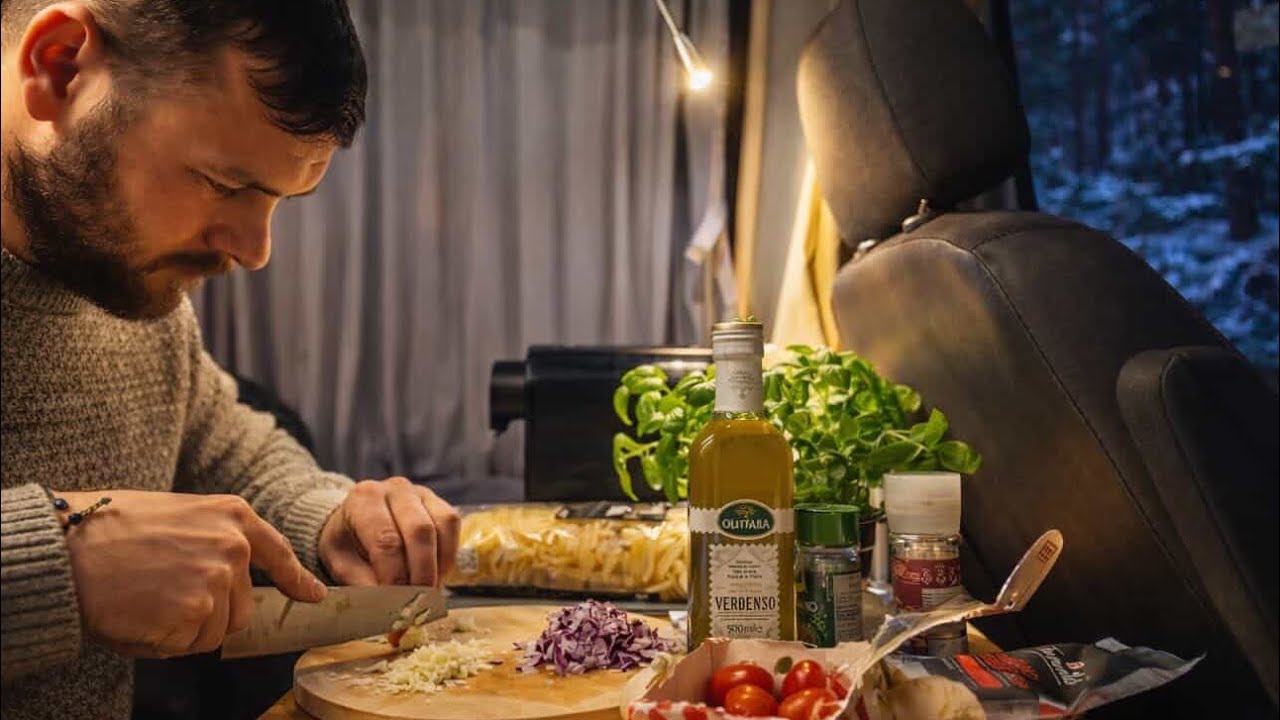 Solo Van Camping Winter | Living Off-Grid in The Cold