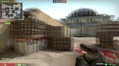 CS:GO Glock ace clutch