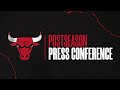 Live 202324 post season press conference  chicago bulls